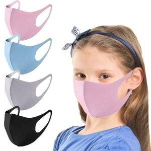 Face Mask for Kids Face Covering 4-Pack All Ages